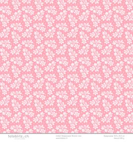 Designpapier Blumen rosa 133