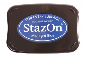 StazOn Stempelkissen Midnight Blue / Blau