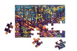 «Das Auge des Waldes» Puzzle Menel