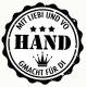 Stempel vo Hand gmacht 5x5 cm  kleines Produktebild