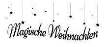 Stempel Magische Weihnachten 8x4 cm Produktbild