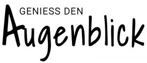 Stempel geniess den Augenblick 7x3 cm