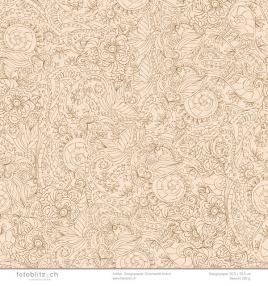 Designpapier Ornamente braun 161