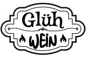 Stempel Glühwein 6x4 cm