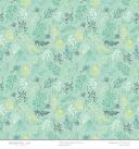 Designpapier Floral mint 143 Produktbild