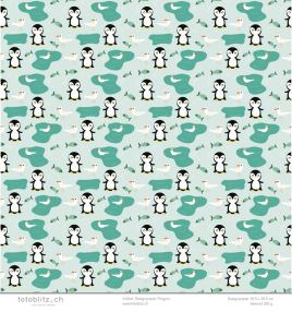 Designpapier Pinguin 136