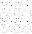 Designpapier Sterne schwarz-weiss 134 Produktbild