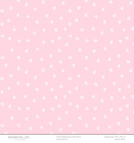 Designpapier Rosa Herzli 127