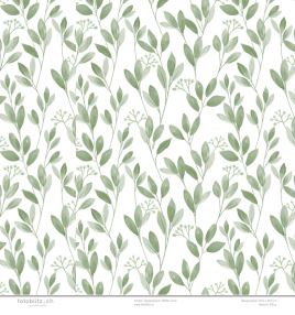 Designpapier Blätter olive 115