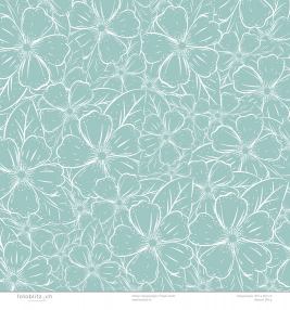 Designpapier Flower exotic 114