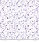 Designpapier lila Wassermalfarbe Blumen 111 Produktbild
