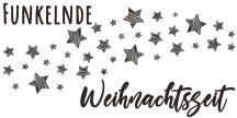 Stempel Funkelnde Weihnachtszeit 8x4 cm Produktbild