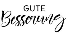 Stempel Gute Besserung 8x4 cm Produktbild