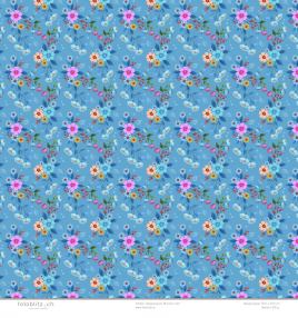 Designpapier Blumen retro 171