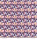 Designpapier rosa violette Blüten 184 Produktbild