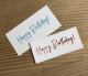 Stempel Happy Birthday! classic 6x2 cm kleines Produktebild