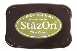 StazOn Stempelkissen Olive Green / Grün