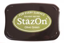 StazOn Stempelkissen Olive Green / Grün Produktbild