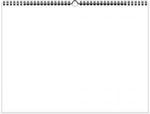Fotokalender 38x28cm ohne Kalendarium Fotokalender 38x28cm ohne Kalendarium