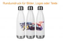 Thermoflasche Weiss Produktbild