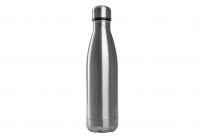 Thermoflasche Silber Produktbild