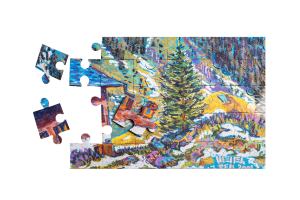 «Tauwetter auf der Alp» Puzzle Menel