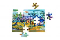 «Das Bienenhaus im Baumgarten» Puzzle Menel Produktbild