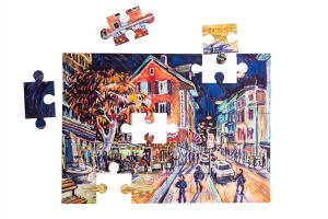 «Langstrasse by night» Puzzle Menel