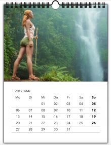 Fotokalender A4 weiss 2025 Fotokalender A4 weiss 2025