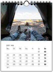 Fotokalender A5 weiss 2026