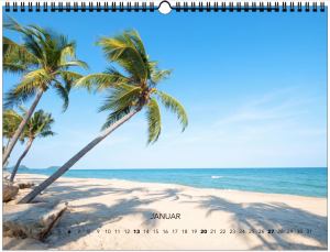 Fotokalender 38x28 cm Panorama transparent 2026