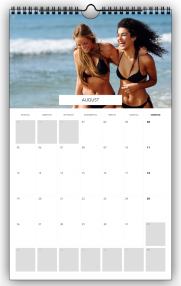 Küchenkalender 24x40 cm 2026 weiss