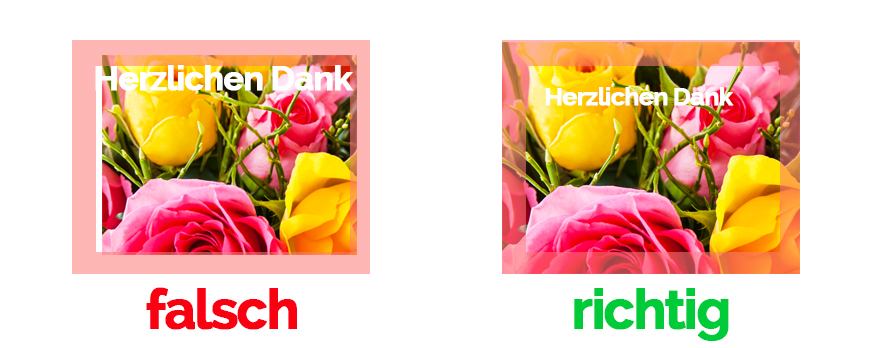Fotogrusskarte Hinweis Fotogrusskarte Hinweis