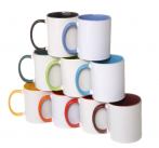 Farbige Tassen mit Fotodruck Produktbild