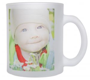 Glastasse mit Fotodruck